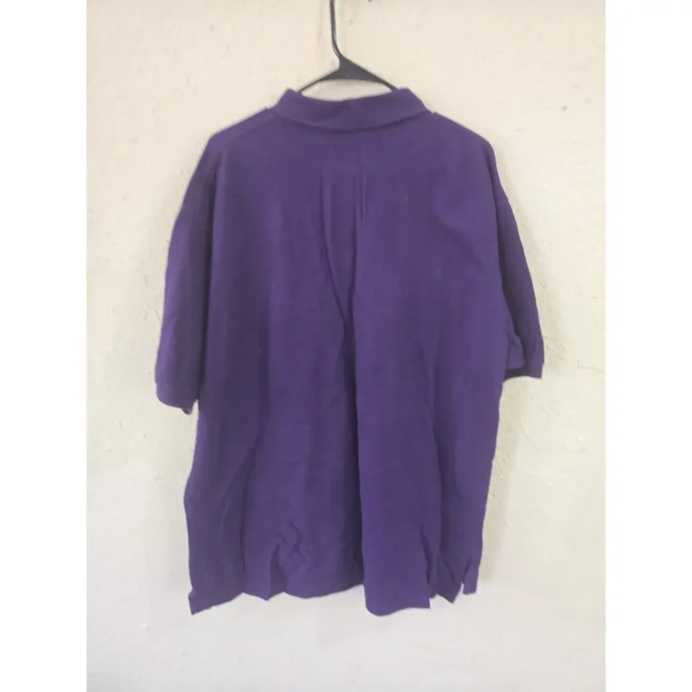 Polo Ralph Lauren Polo Shirt, Mens Size XL, Short Sleeve, Purple, 100% Cotton - Picture 5 of 5